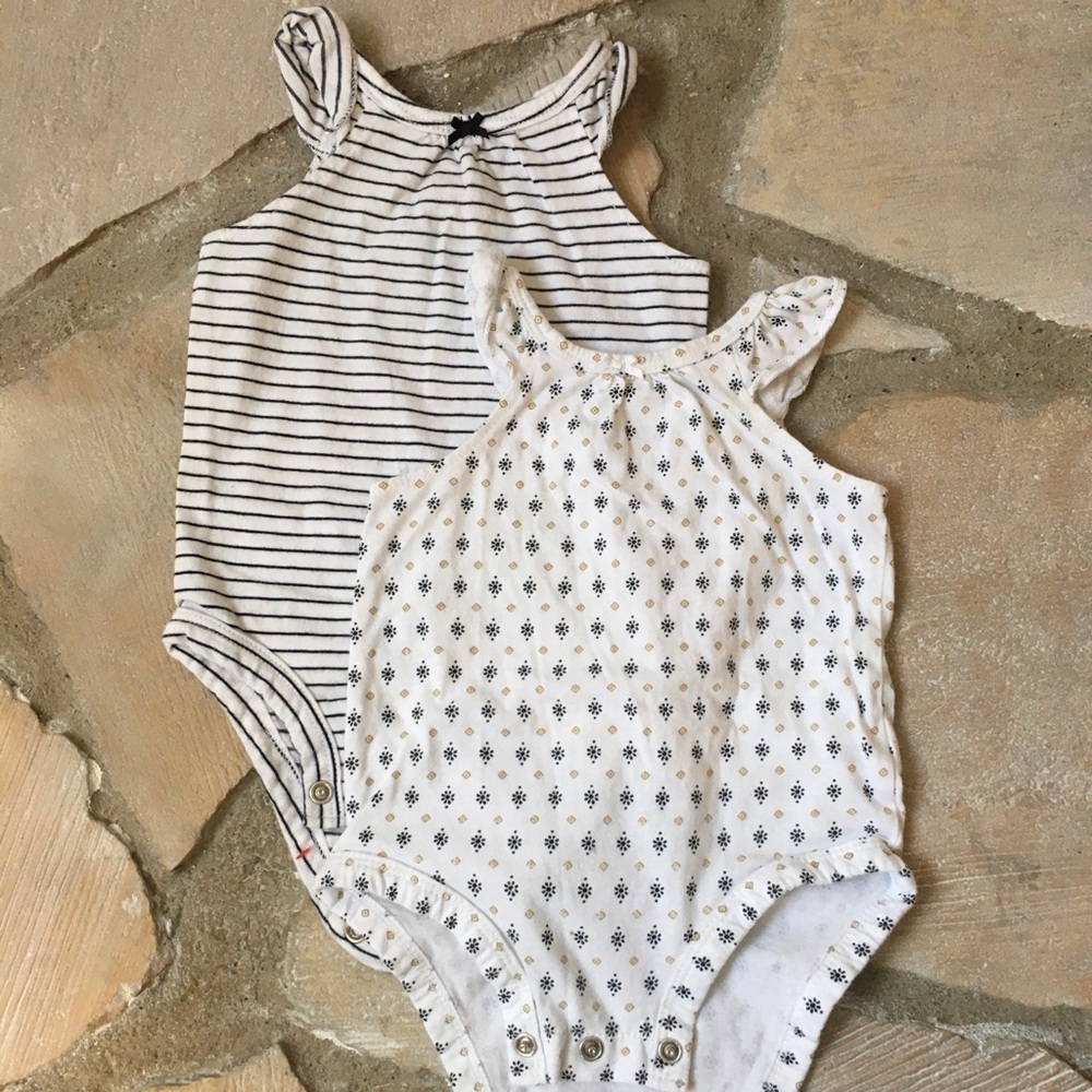 Baby girl tank tops (set of 2)